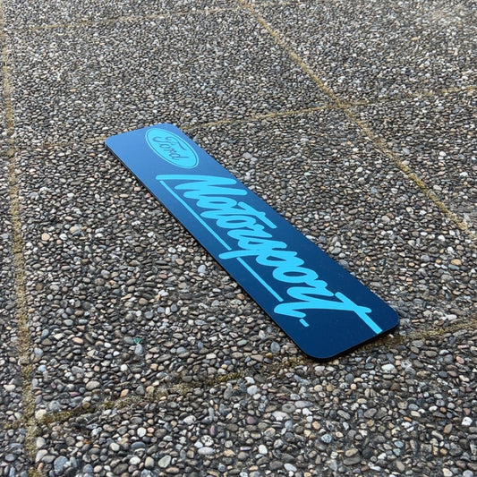 Ford Motorsport Plate Cover