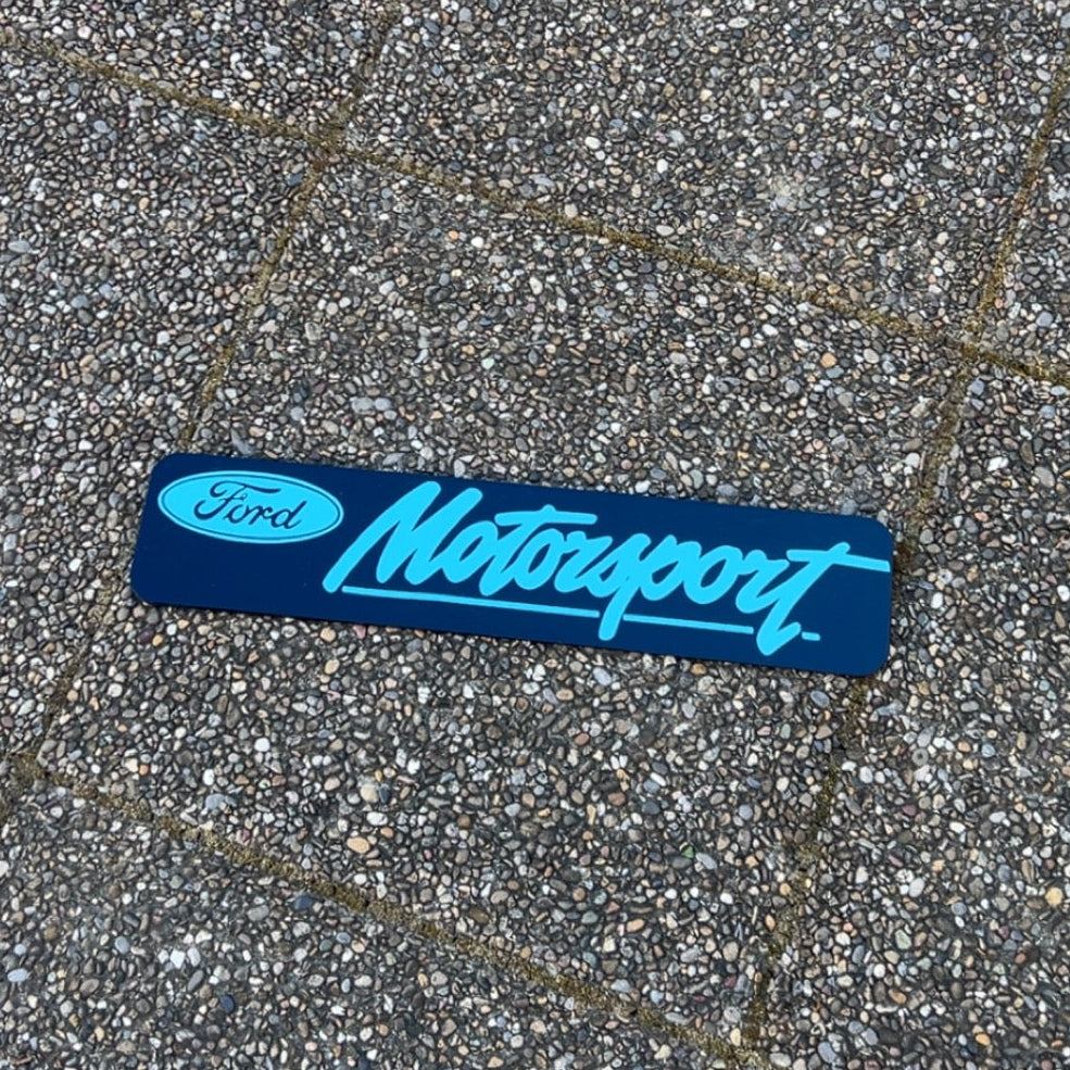 Ford Motorsport Plate Cover