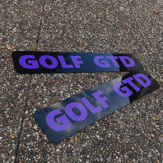 Cache-Plaque GOLF GTD