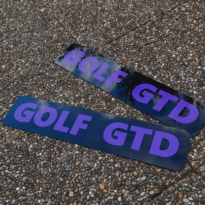 Cache-Plaque GOLF GTD